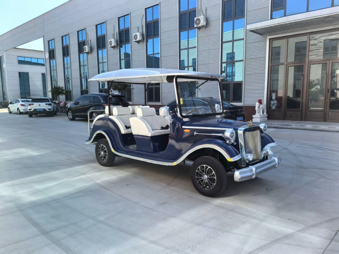 Harbor navy vintage golf cart