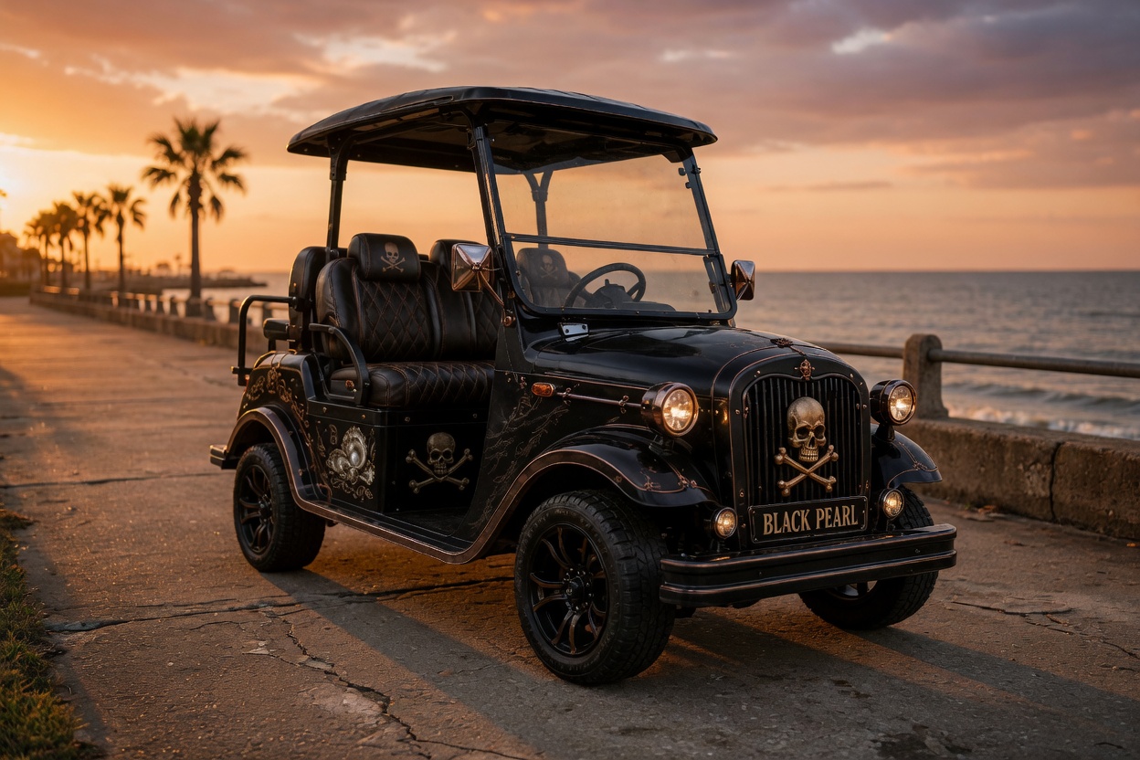 Black Pearl on the island